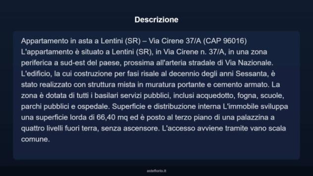 Immobile in asta di 66 m² in vendita a Lentini - Foto 5