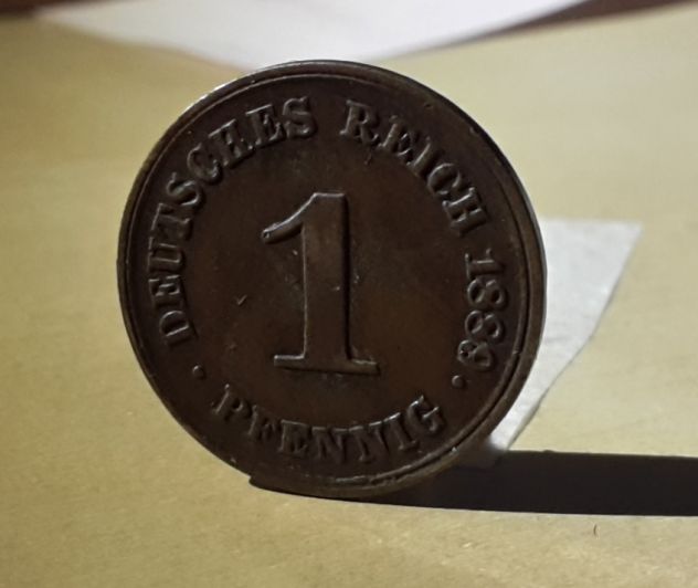 GERMANIA, 1 pfennig 1889. - Foto 4