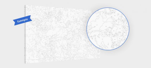 Quadro Fai Da Te 60x40 Cm. Floreal N. 18 Arredalacasa Spedizione Gratis - Foto 4