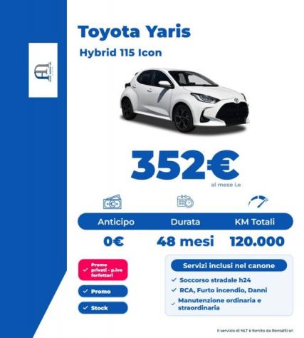 TOYOTA Yaris 1.5 Hybrid 5 porte icon rif. 24170639