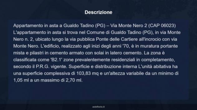 Immobile in asta di 103 m² in vendita a Gualdo Tadino - Foto 10