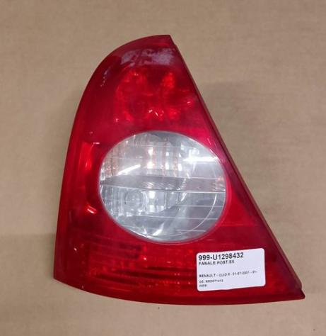 FANALE POST.SX 999-U1298432 Parti elettriche  Fanaleria  Fanali  Fanale post. sx. RENAULT - CLIO II - 01-01-2004 - 01-01-2006, RENAULT - CLIO