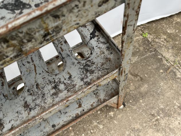 Carrello da calzolaio vintage per lavorazione calzature - Foto 3