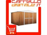 Box prefabbricato, casetta da giardino in lamiera zincata. Capanno deposito &hellip;