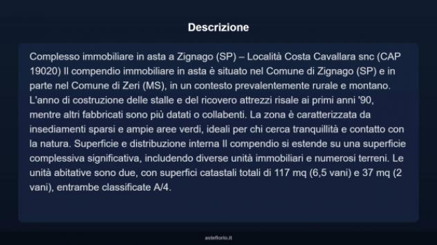 Immobile in asta di 535 m² in vendita a Zignago - Foto 4