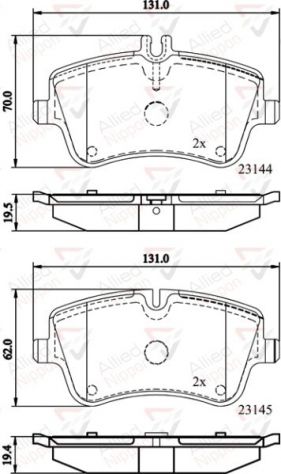 DISCHI+PASTICCH FRENO ANT:ME:C W202,S202-W203,S203,W,S210-CL203-A,C208/9,CLK-SLK - Foto 4