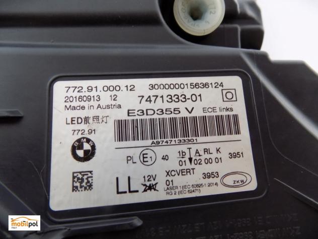 BMW 7 G11 / G12 Faro a LED laser - Sinistra - 11365 - Foto 8