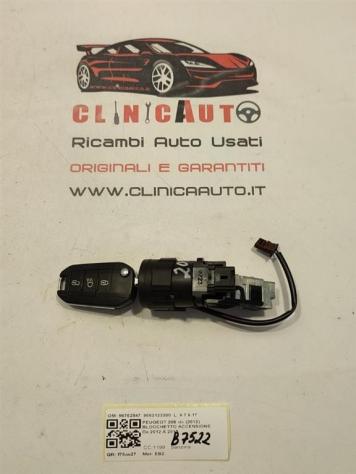 BLOCCHETTO ACCENSIONE PEUGEOT 208 Serie 96762547 9663123380 EB2 (1219) - Foto 3