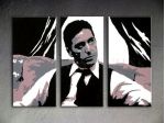 Quadro Scarface dipinto a mano Al Pacino
