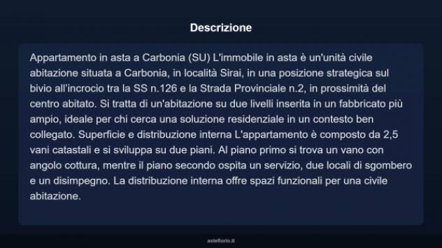 Immobile in asta di 50 m² in vendita a Carbonia - Foto 3