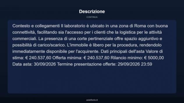 Immobile in asta di 340 m² in vendita a Roma - Foto 8