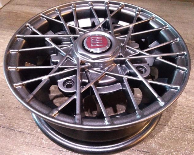 Cerchi RAY crome 4,5x12 4x190 fiat 500 l f r - Foto 9