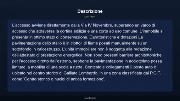 Immobile in asta di 17 m² in vendita a Galliate Lombardo - Foto 9