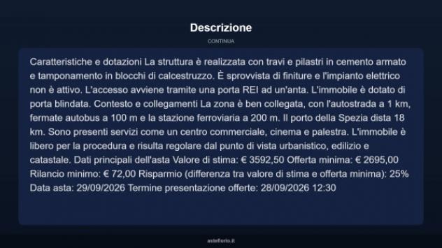 Immobile in asta di 14 m² in vendita a Sarzana - Foto 9