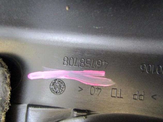 46758708 RIVESTIMENTO COVER COPRI MOTORE FIAT BRAVO 1.9 D 74KW 5M 3P (2001) RICAMBIO USATO - Foto 2