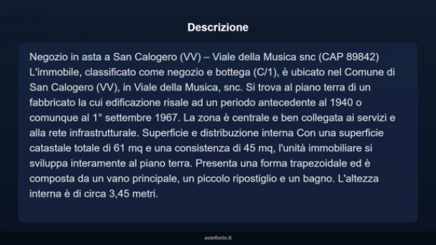Immobile in asta di 61 m² in vendita a San Calogero - Foto 4