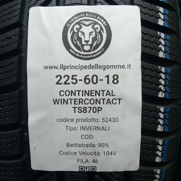 2 GOMME 225 60 18 CONTINENTAL A52430 - Foto 2