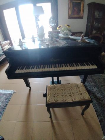 Pianoforte Geyer tedesco mezza coda - Foto 7