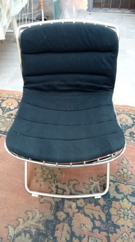 4 Sedie in acciaio con cuscino - Foto 2