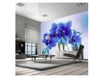 Fotomurale Adesivo Con I Fiori Blu ARREDALACASA