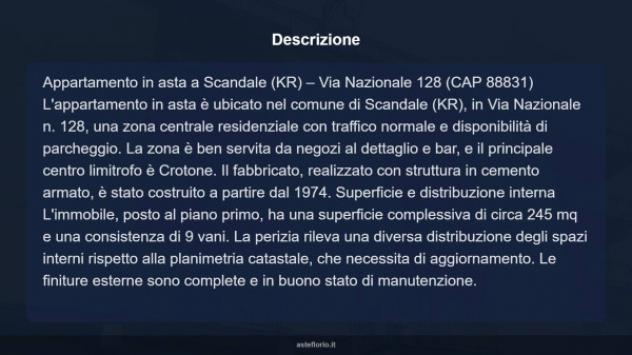Immobile in asta di 245 m² con più di 5 locali in vendita a Scandale - Foto 8