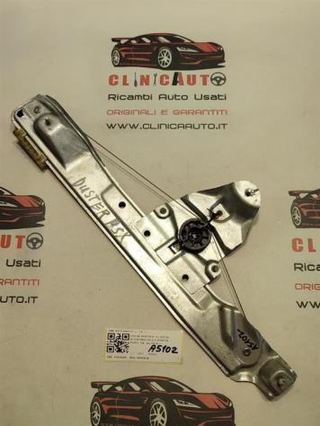 MECCANISMO ALZAVETRO POST. SX DACIA Duster 1° Serie 827210622R K9K658 (1017)