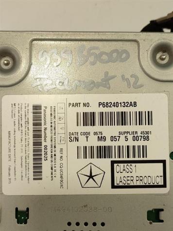 LETTORE CD FIAT Freemont 1° Serie P68240132AB (11) - Foto 2