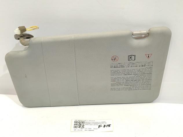 PARASOLE ALETTA LATO PASSEGGERO RENAULT Koleos 1° Serie 96400JY10A M9R833 (08)