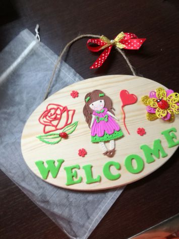 WELCOME TARGHETTA - SPEDIZIONE GRATUITA - Foto 7