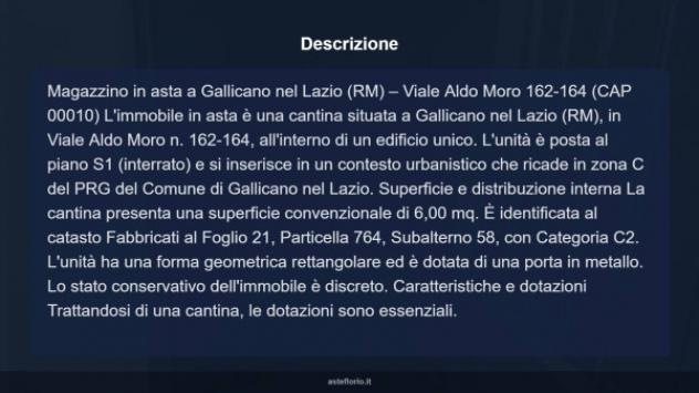 Immobile in asta di 6 m² in vendita a Gallicano nel Lazio - Foto 9