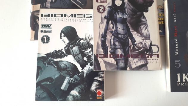 biomega ikigami lotto 4 fumetti manga buono stato + rivista 1996 2004 2007 - Foto 4