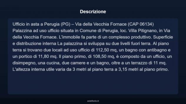 Immobile in asta di 252 m² in vendita a Perugia - Foto 3