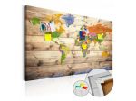 Quadro Di Sughero Con Mappamondo Campagnolo Arredalacasa