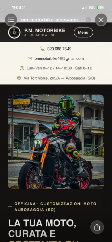 Vendo siti web personalizzati in base all’attività