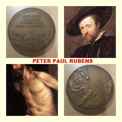 MEDAGLIA IN BRONZO PETER PAUL RUBENS, FSC ARMINDO 1983.