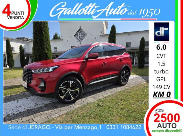 DR AUTOMOBILES dr 6.0 1.5 Turbo GPL CVT-SENZA VINCOLI DI FINANZIAMENTO