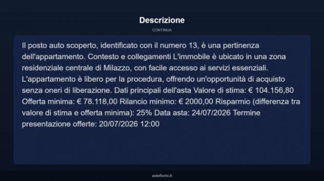 Immobile in asta di 74 m² in vendita a Milazzo - Foto 9
