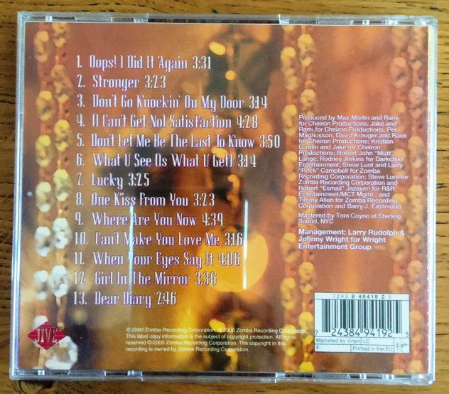Britney Spears - 2000 - Oops I did it again cd - Foto 4