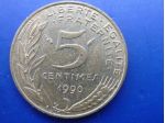 Moneta Francese 5 centesimi 1990