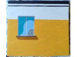 Quadro di S|MONE P|AZZES| - F|NESTRA CON SED|A (2024)