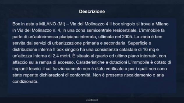 Immobile in asta di 16 m² in vendita a Milano - Foto 8