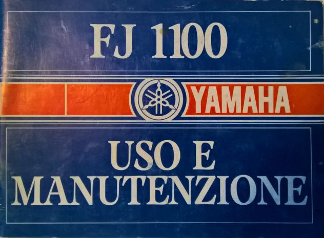 Yamaha FJ 1200 carene laterali blu e libretto uso manutenzione (LEGGERE TESTO) - Foto 2