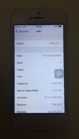 Iphone 5 Argento da 16Gb - Foto 4