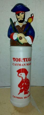 GADGET PUBBLICITARIO MARCHIO RUM - BORRACCIA IN PLASTICA