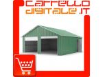 Box prefabbricato, casetta da giardino in lamiera zincata. Capanno ricovero &hellip;