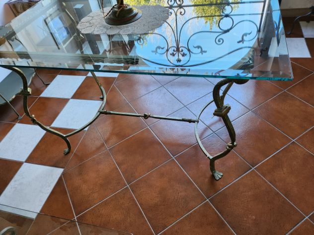 Tavolo in ferro battuto artigianale - Foto 2