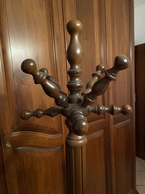 n 2 appendiabiti in legno massiccio - Foto 3
