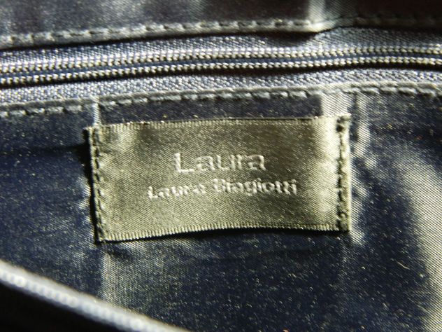 Borsa a tracolla Laura Biagiotti blu - Foto 3