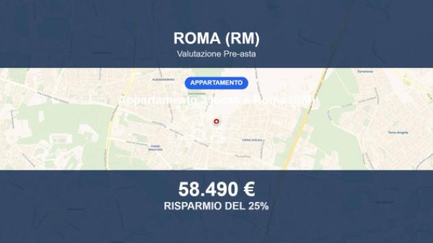 Immobile in asta di 62 m² in vendita a Roma
