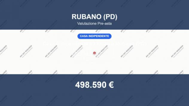 Immobile in asta di 327 m² con più di 5 locali e box auto in vendita a Rubano